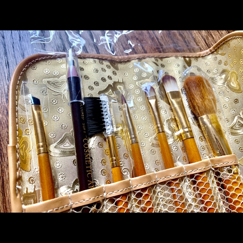 Pro Makeup Brush Set Luxury 7pcs